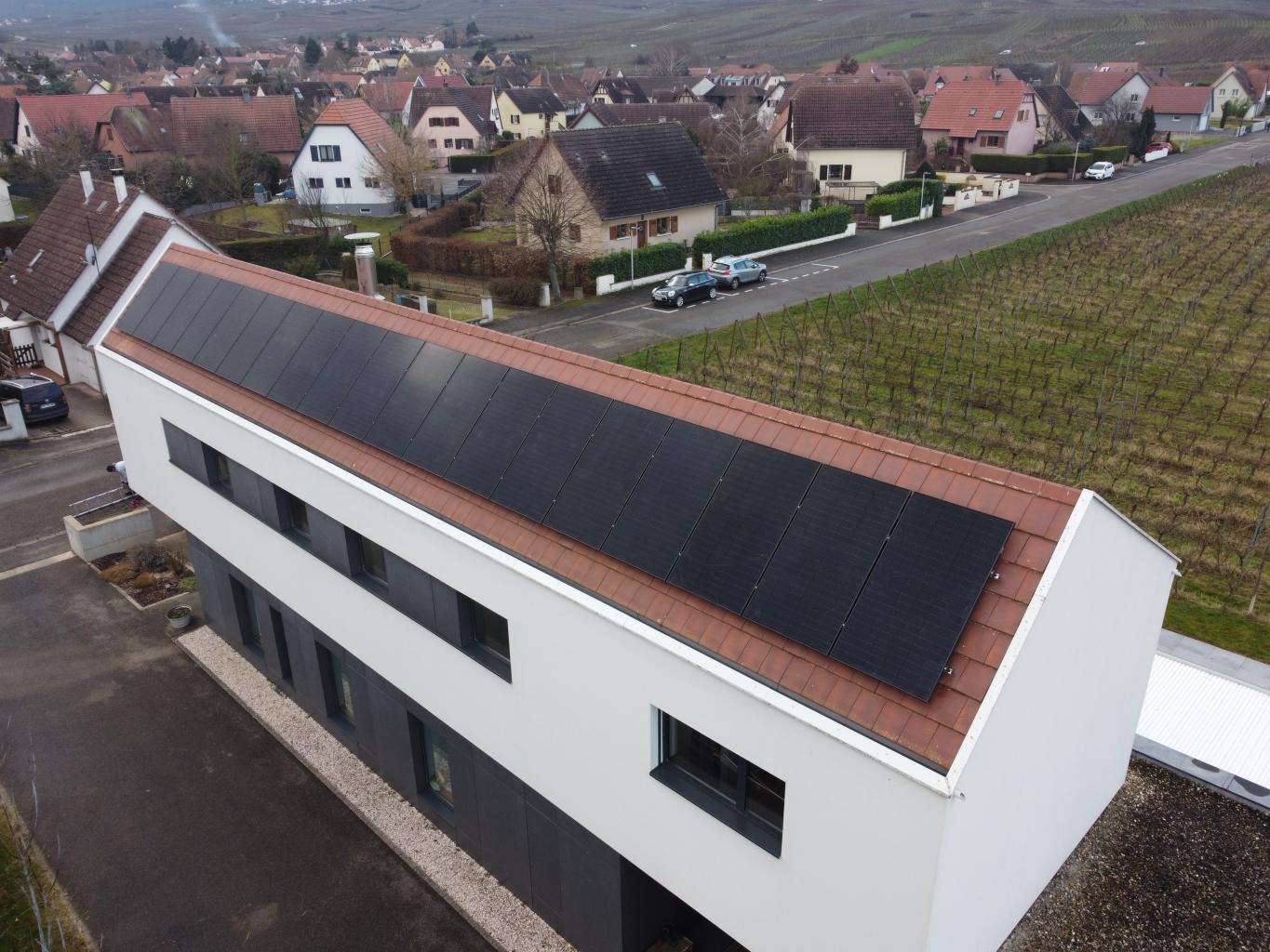 Panneaux photovoltaïques sur toiture