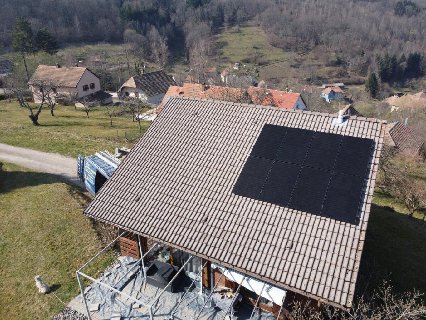 Panneaux photovoltaïques sur toiture