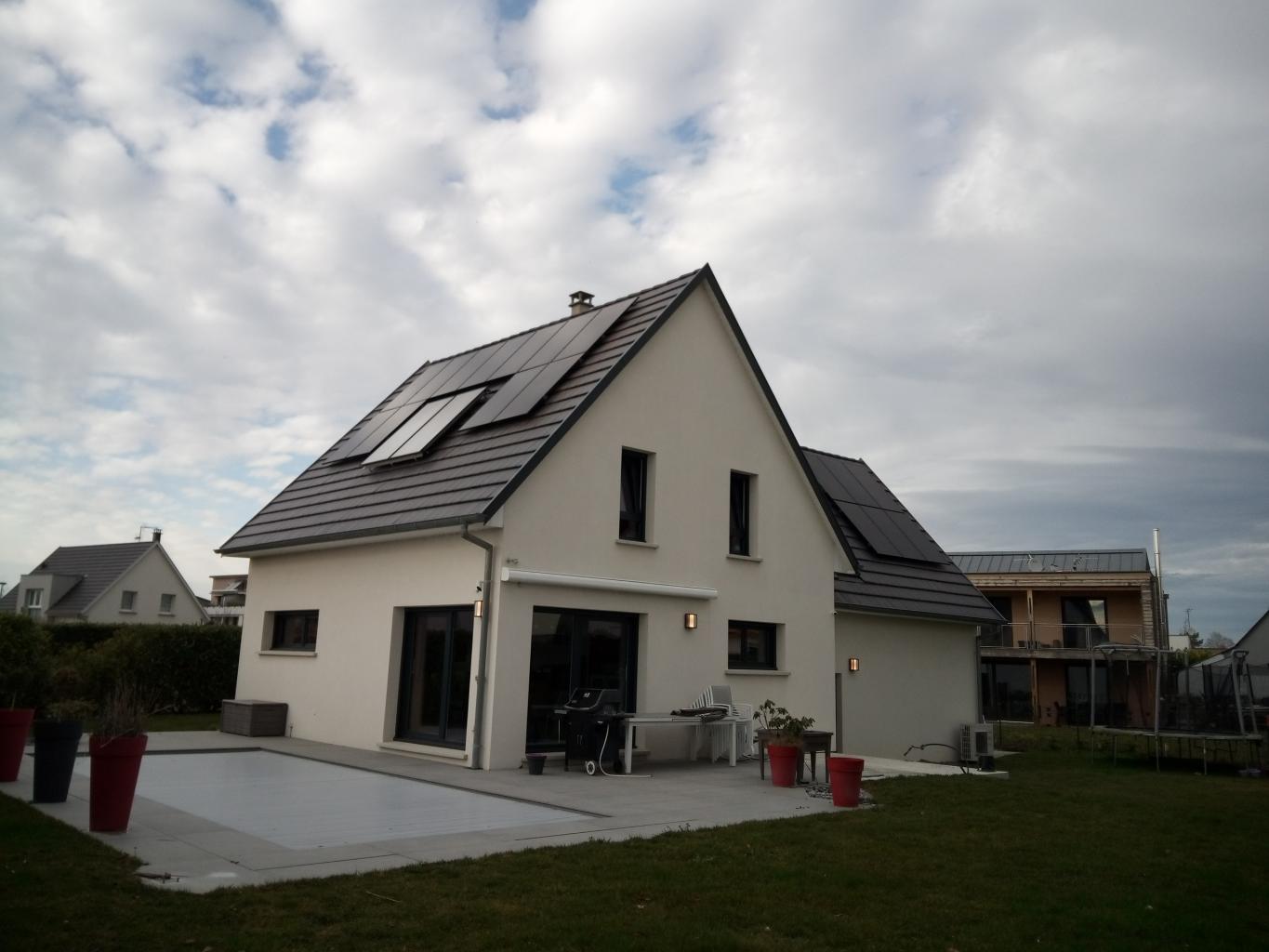 Panneaux photovoltaïques sur toiture