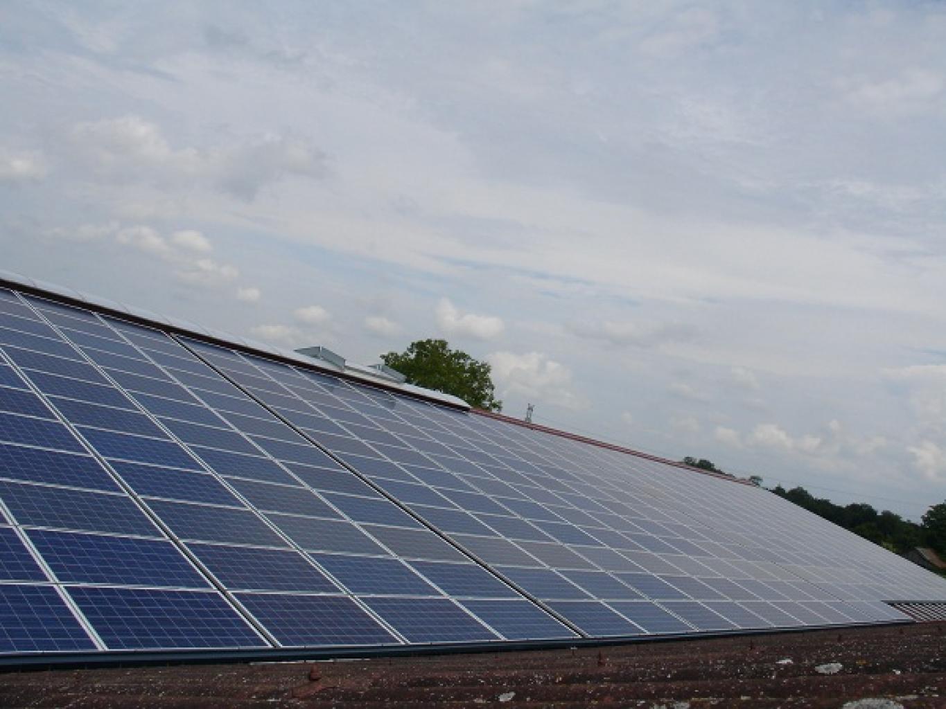 Panneaux photovoltaïques à Geiswasser