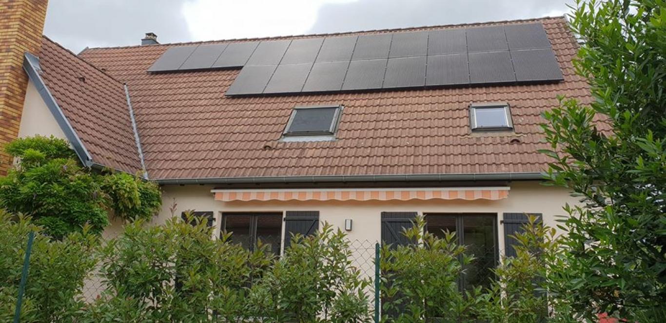 Panneaux solaires sur toiture