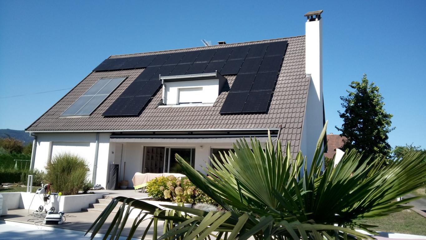 Panneaux solaires sur toiture